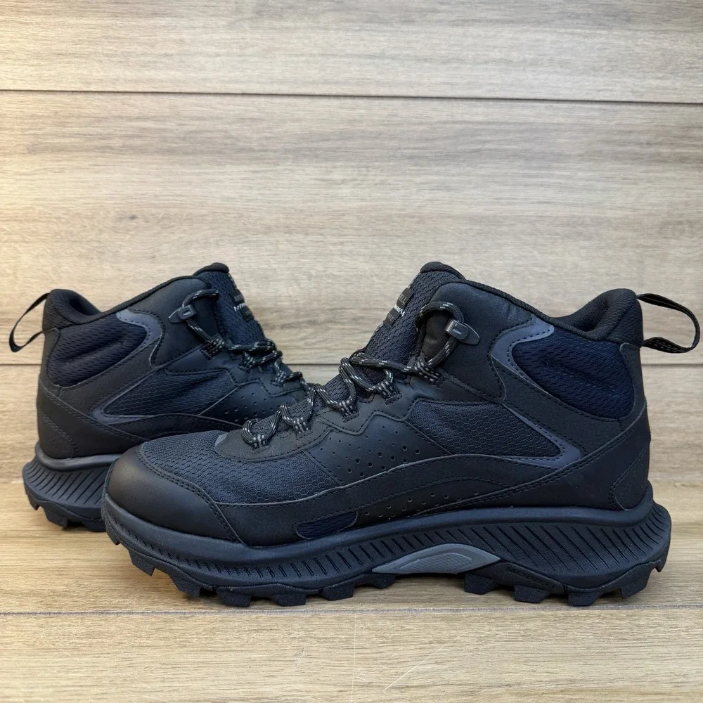 Merrell Speed Strike 2 Mid Waterproof Hiking Boot Men's Sz 11.5 Black J037833
